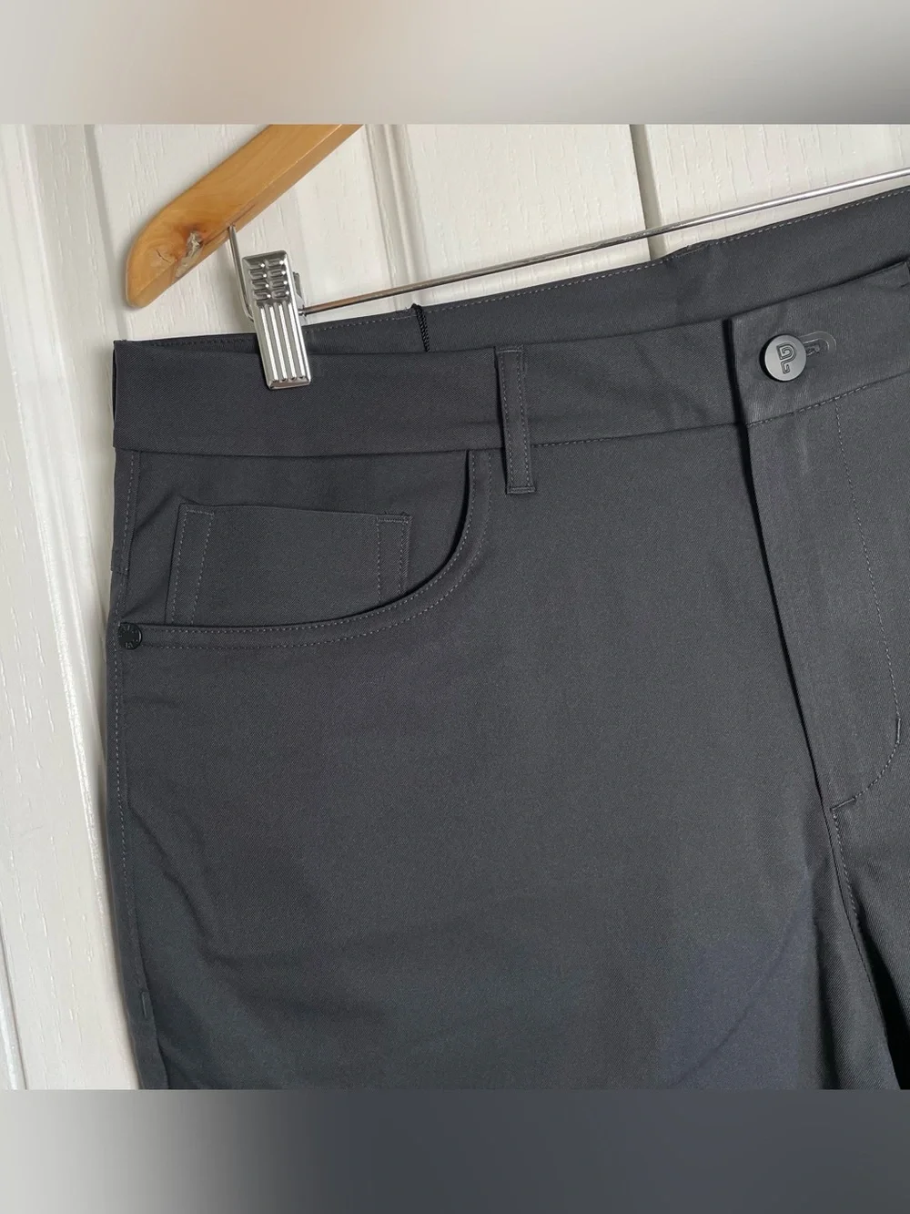 NEW Public Rec Dealmaker 5-pocket Pants Mens 34x28 Steel Black Ponte Performance